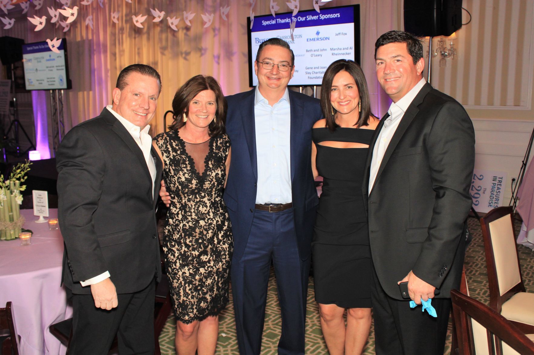 Bob Corbett, Kerry and John DuVault, Marlene and Jake Wilson